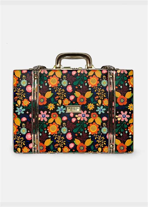 Get Boho Printed And Rosegold Trunk Cum Luggage Bag at ₹ 2699 | LBB Shop