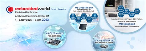 Embedded Solutions ＆ NVIDIA®-Powered AI Supercomputer at Embedded World ...