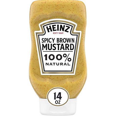 HEINZ Spicy Brown Mustard 396Gram : Amazon.in: Grocery & Gourmet Foods