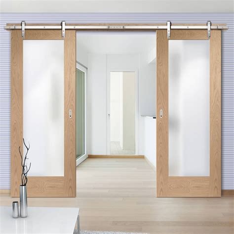 Double Barn Doors With Glass Panels at Jerome Henderson blog