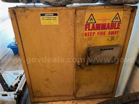 Lot of 2 Flammable Liquids Storage Cabinets | GovDeals
