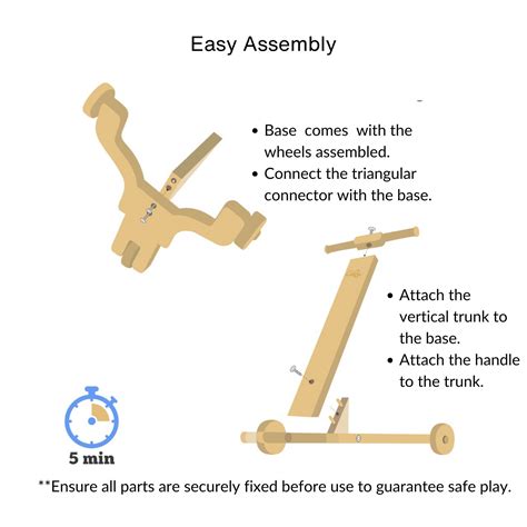 Buy Traditional push walker | WoodBee Toys