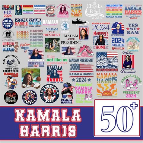Buy Kamala Harris 2024 Png, Kamala Harris Png Bundle for President ...