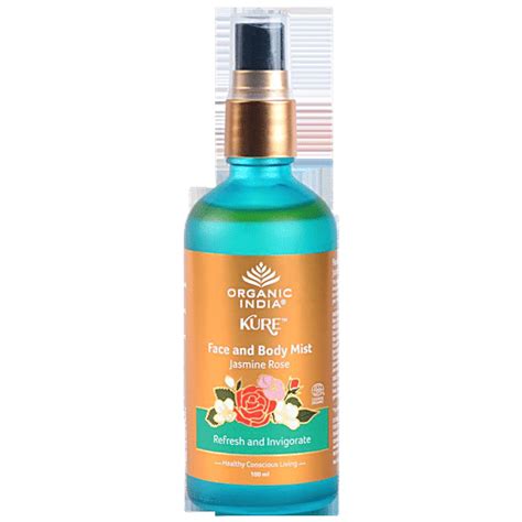 Buy Organic India Kure Face & Body Mist - Jasmine Rose Online at Best ...