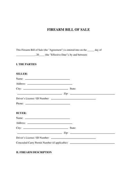 Free Printable Bill of Sale (Notarization optional) - LegalTemplates