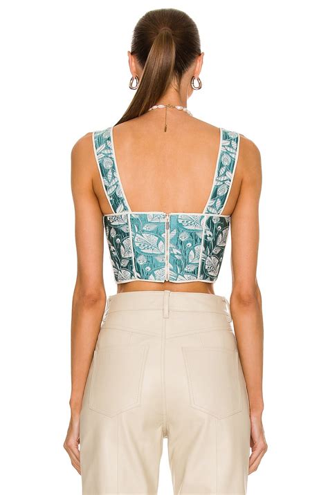 Alexis Vanish Top in Turquoise | FWRD