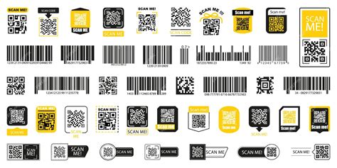 Qr code element collection set of scan me qr code scan qr code frames ...