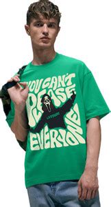 Leotude Printed Men Round Neck Green T-Shirt - Buy Leotude Printed Men ...