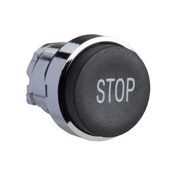 ZB4BL234 - Head for non illuminated push button, Harmony XB4, black ...