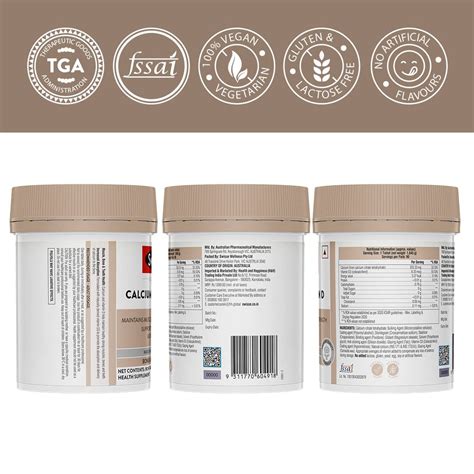 Calcium + Vitamin D Tablets | 90 Tabs | Swisse India