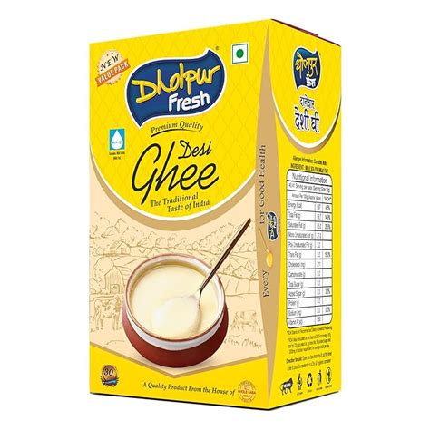 Dholpur Fresh Pure Desi Ghee-450ml (Ceka Pack) : Amazon.in: Grocery ...