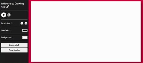 Draw App JavaScript 的图像结果