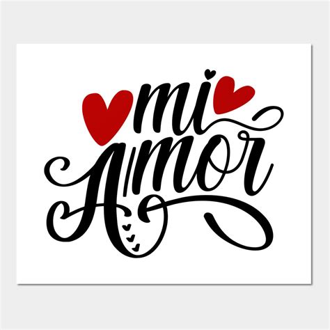 Amor Wall Art Print | Te-amo Spanish Quote