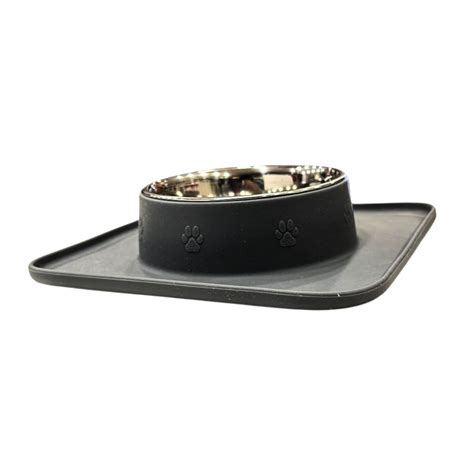 Pets Lifestyle Silicon Single (L) Black Color Mat With | India