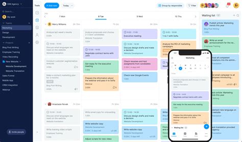 Electronic Planner For Planning Private & Work To-Dos