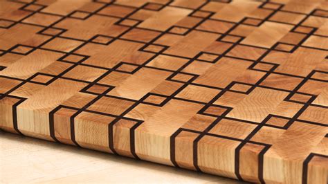 End Grain Cutting Board Project Plans