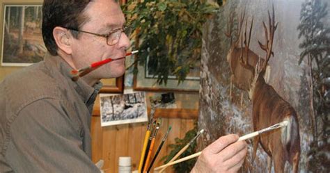 Temple artist mixes hunting, painting – Deseret News