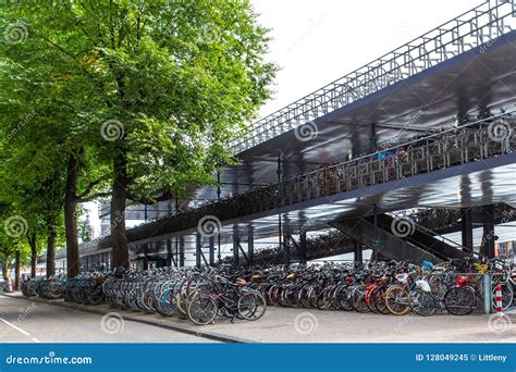 Bicycle Parking Lot Of UBike. YouBike Is The Public Bike Sharing Service On Footpath In Taipei ...