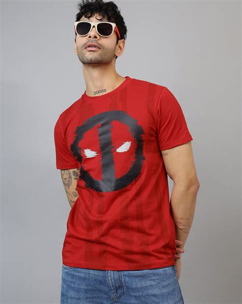 Deadpool Printed Regular Fit Tshirt For Men – Free Authority