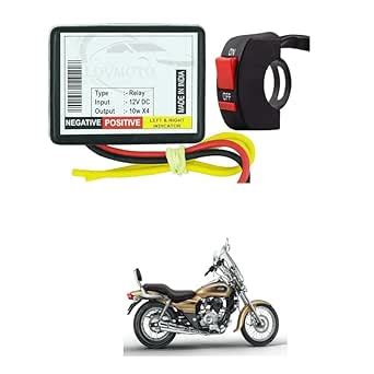 Lovmoto Universal Bike Hazard Indicator Flasher/Blinker 16 Patterns ...