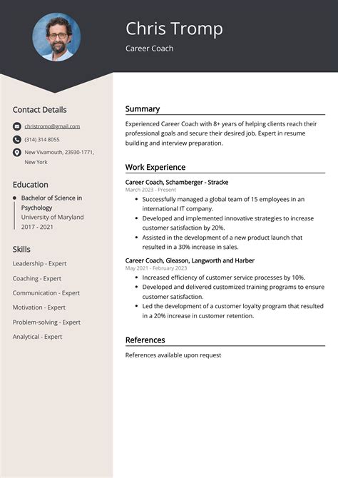 Career Coach Resume Example (Free Guide)