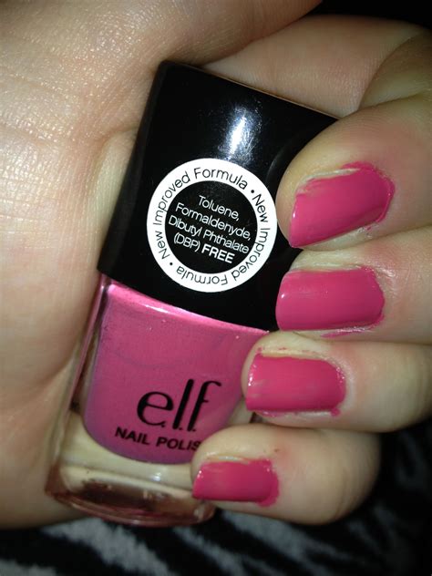 Bubble Gum Pink -ELF Cosmetics - Nail Polish | Nail polish, Nails, Nail art