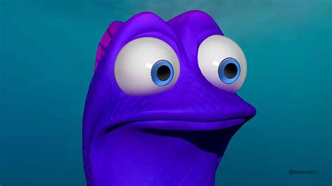 ArtStation - 🐟finding nemo "Gurgle" 3D model