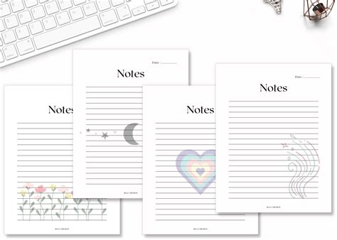 Image result for Cute Note Paper Template