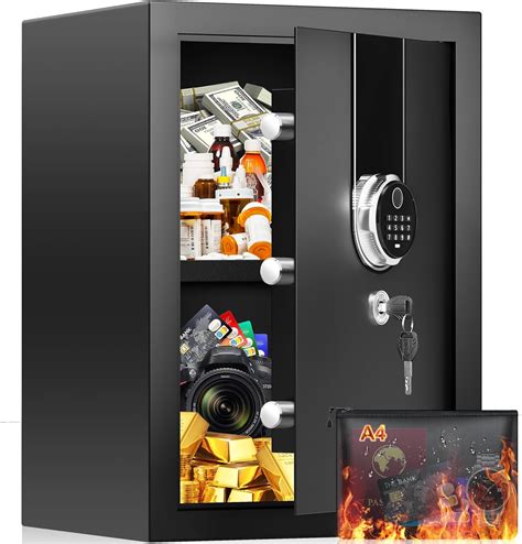 Mitlvge 3.0 Cuft Large Biometric Safe Box, Personal Safes India | Ubuy