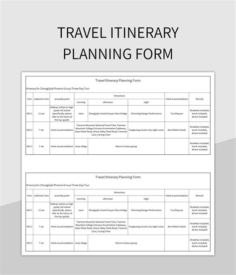 Group trip planning template sheets 60 photos - Cappadociaconcepttour.com