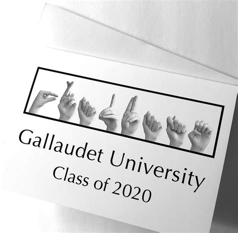 ASL Graduate Note Card - Congratulations! - Class of 2020 - Personalize ...