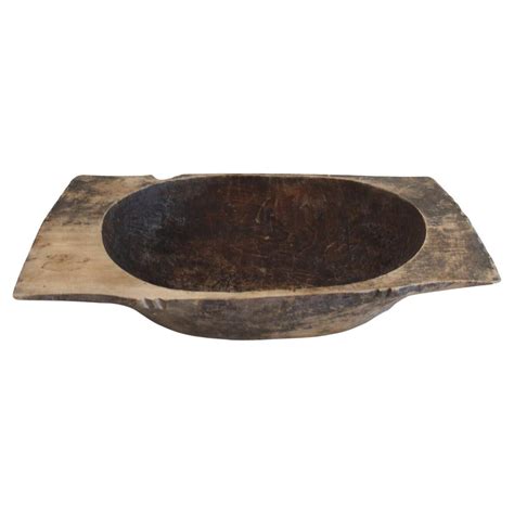 Antique Dough Bowl Wooden Trough For Sale at 1stDibs | wooden dough ...