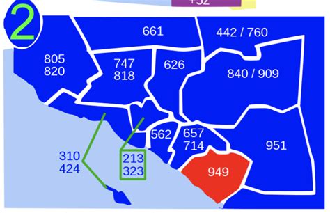 Image result for Area code 949 Map