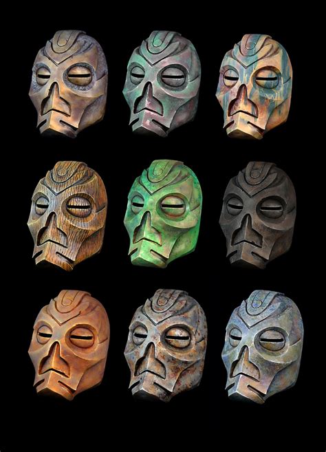 Skyrim Dragon Priest Masks by Jay-Michael-Lee on DeviantArt