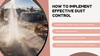 Image result for Dust Control Methods