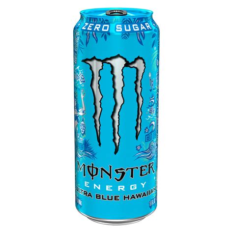 Monster Energy Ultra Blue Hawaiian Energy Drink 16oz Can - Delivered In ...