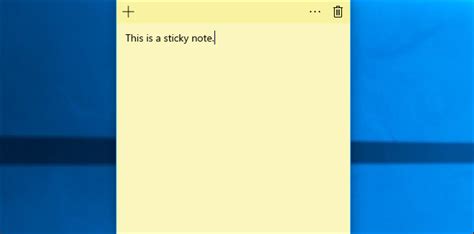 Image result for How to Use Sticky Notes in Windows 10
