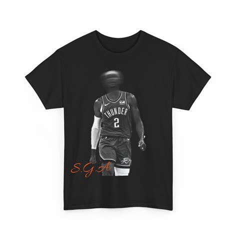 Shai Gilgeous-alexander 2024 Oklahoma City Thunder Shirt, NBA Playoffs ...
