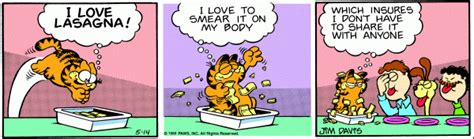 Why does Garfield like lasagna? What's the history behind  