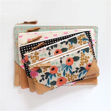 Zipper Pouch Pattern 的图像结果