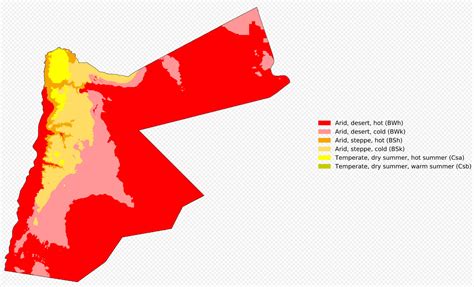 Jordan Map - Guide of the World
