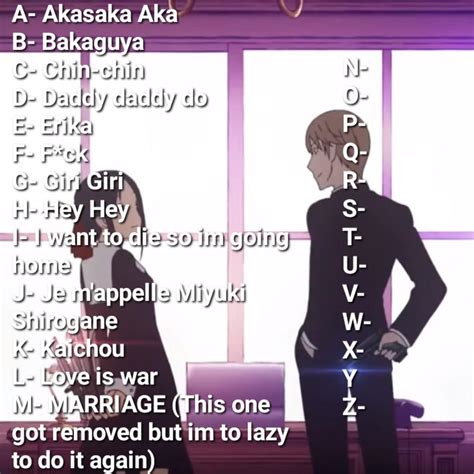 N stands for ... : r/Kaguya_sama