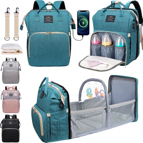 Waterproof Diaper Bag Backpack with Changing Station, Baby Bag for Boy ...