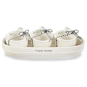 Mud Pie Circa Cracker Trays and Serving Sets (Cracker Bowl Set ...