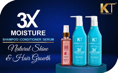 Buy KEHAIRTHERAPY KT Professional keratin protein 3X shampoo 250ml ...