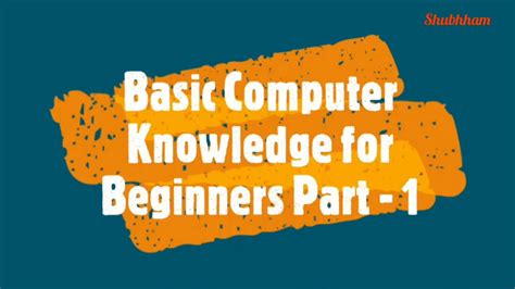 Image result for YouTube Computer Basic Knowledge