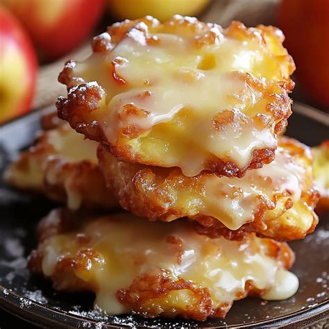 Irresistible Baked Apple Fritters – Recipe quick and easy