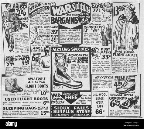War surplus clothes hi-res stock photography and images - Alamy
