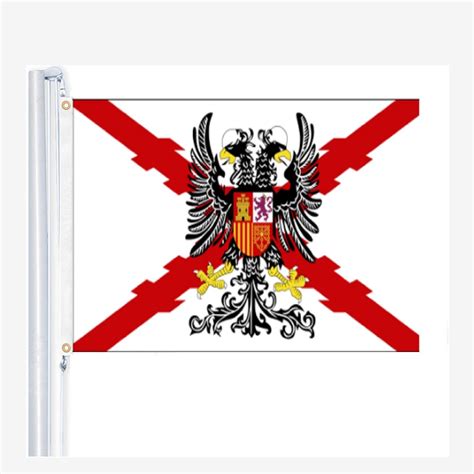 Burgundy Cross Of The Spanish Empire Flags,90*150cm,100% Polyester ...