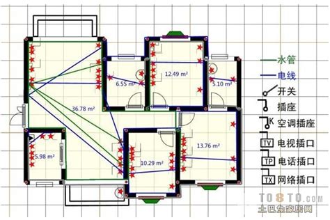 求一套完整家庭装修电路图和走线图用来学习_百度知道